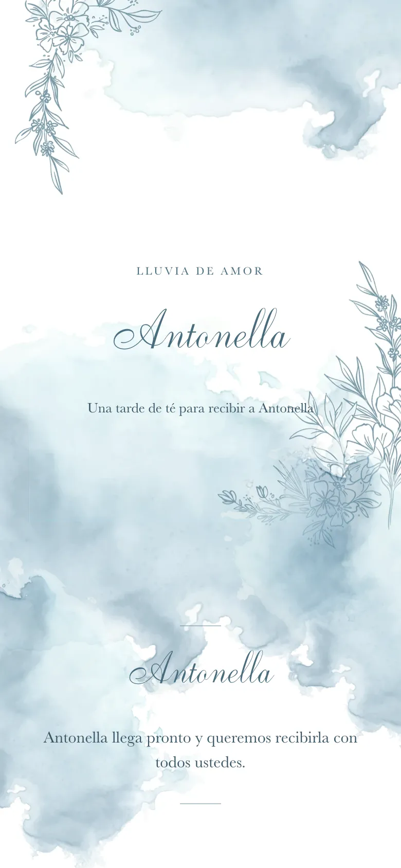 Invitation design: Spring Garden