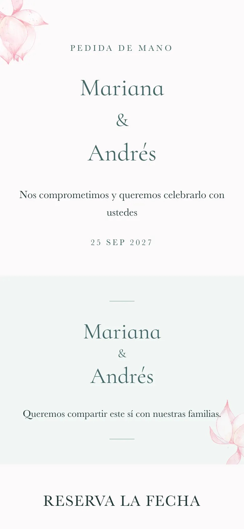 Invitation design: Nenúfar