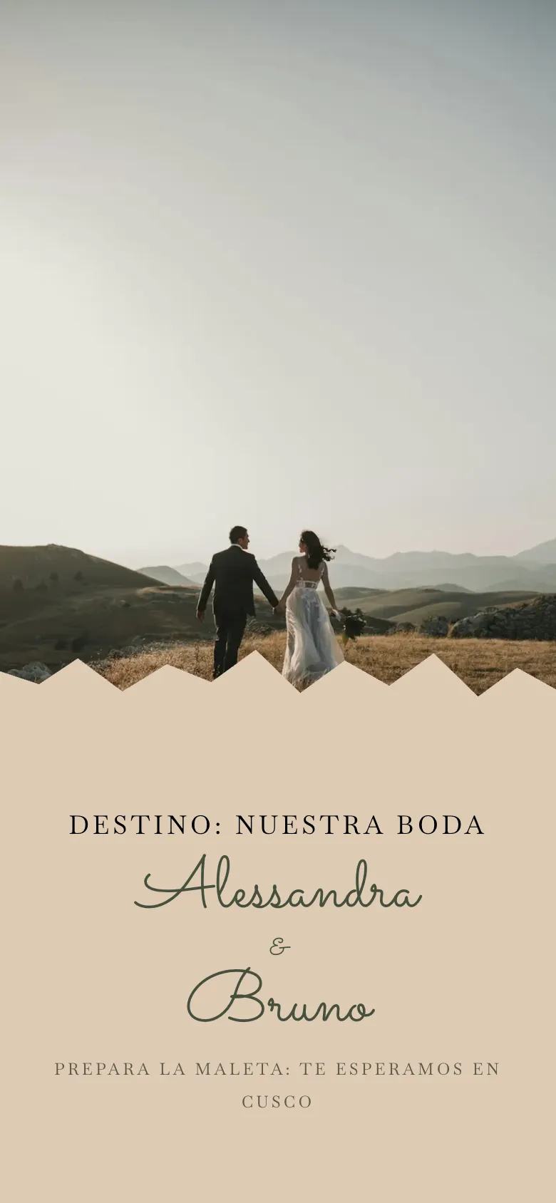Invitation design: Passport